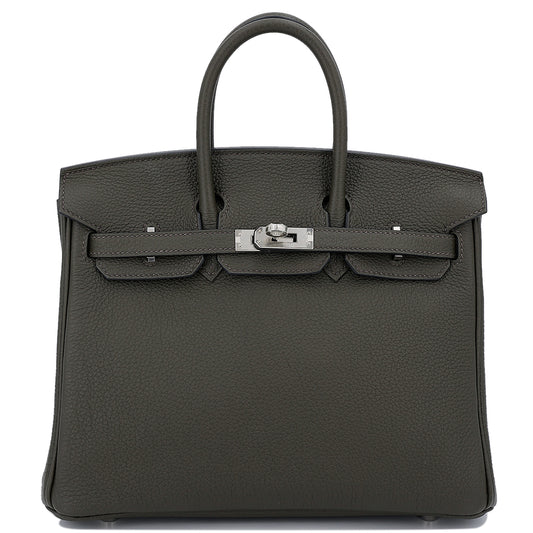 HERMÈS BIRKIN 25 HANDBAG IN VERT DE GRIS