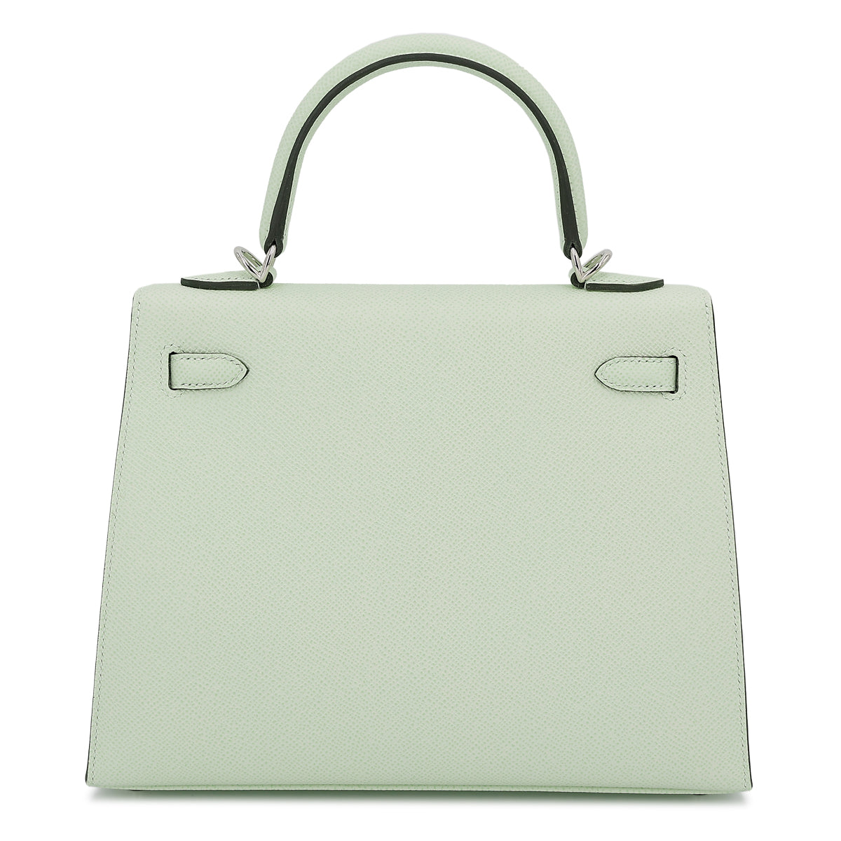 HERMÈS KELLY 25 SELLIER HANDBAG IN VERT FIZZ