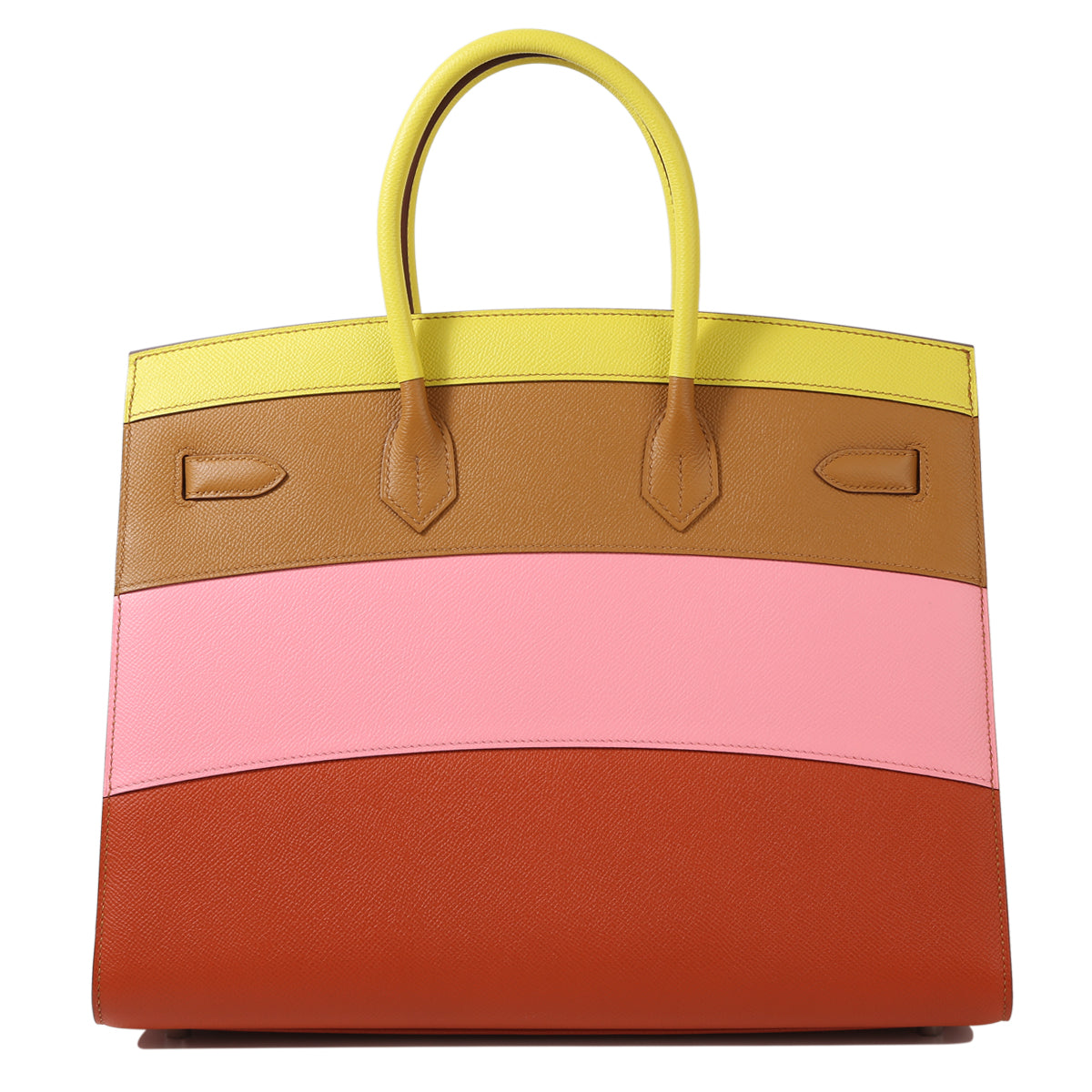 HERMÈS BIRKIN 35 "SUNRISE" RAINBOW SELLIER HANDBAG