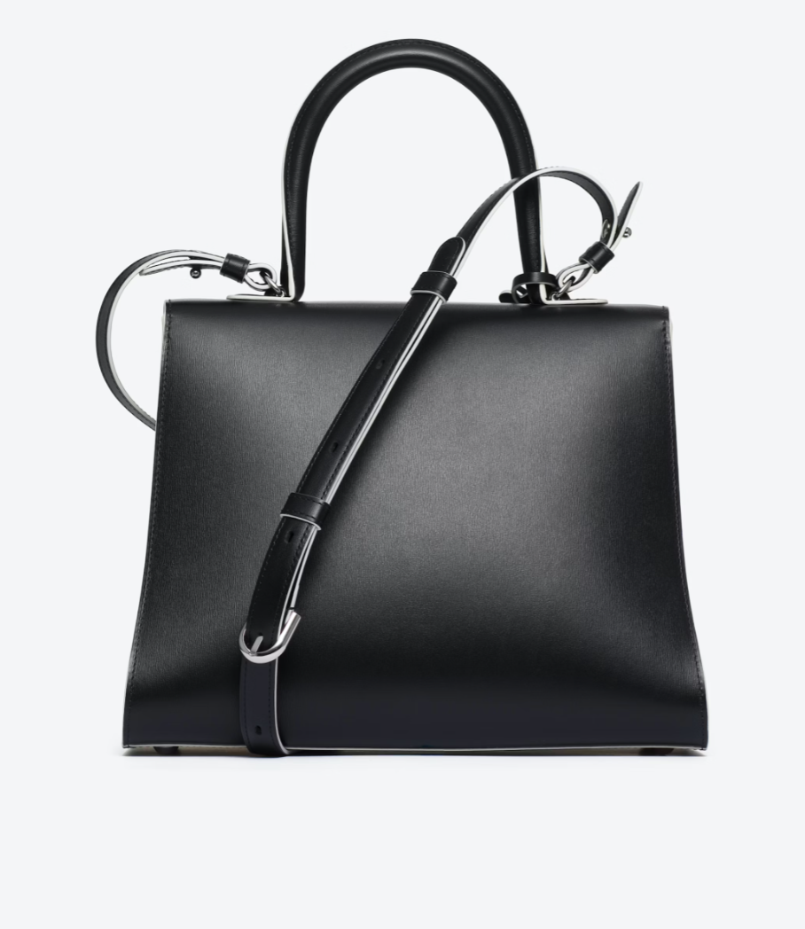 DELVAUX BOX CALF MM LINING CLOUDS BAG