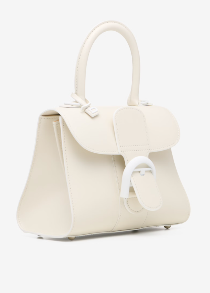 DELVAUX BOX CALF BRILLANT MINI IN IVORY